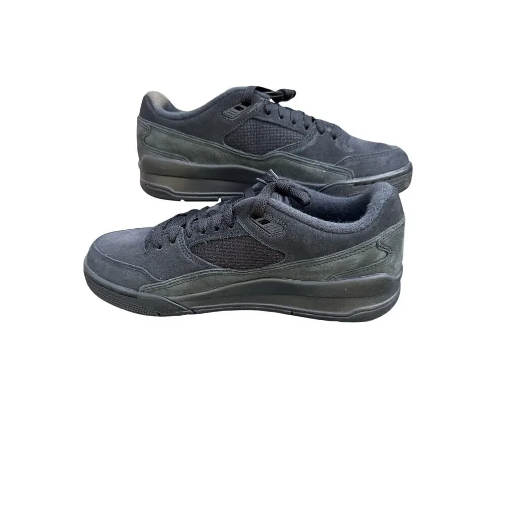 Jordan Flight Court - Black / Anthracite gray suede Men’s 8 Womens 9.5 EUC